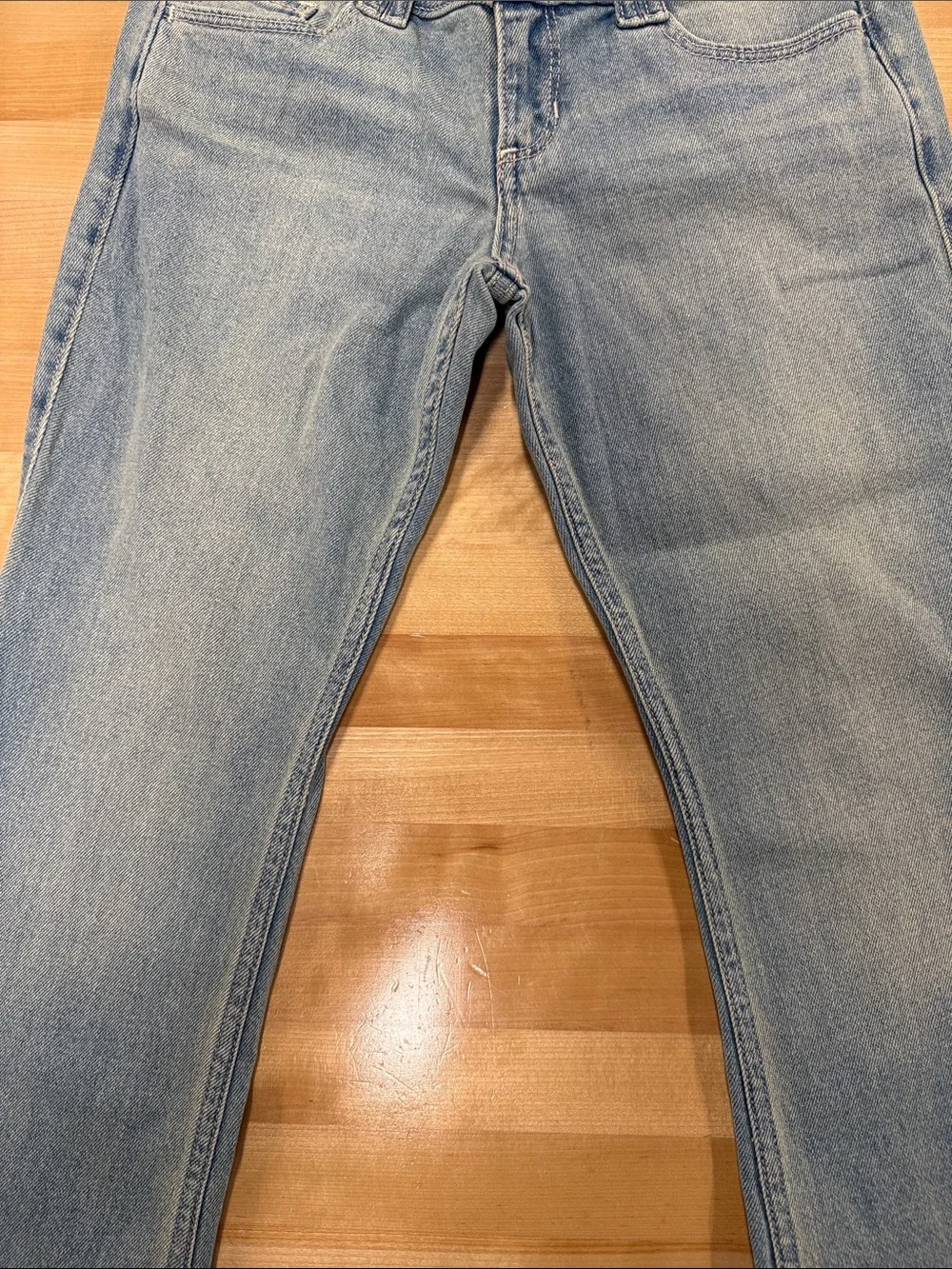 Hollister Light Blue Low-Rise Bootcut Jeans